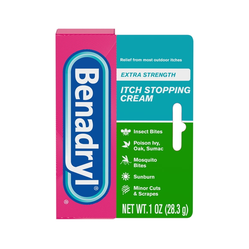Benadryl Extra Strength Itch Relief Cream - 3 Pack, Topical Analgesic, 1 oz