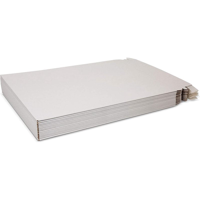 Flat Shipping Envelopes for Mailing - Pack of 15, 9.75 x 12.25 Inches