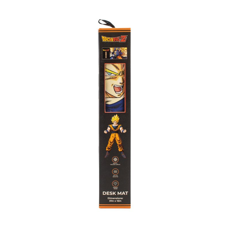 Dragon Ball Z Super Saiyan Desk Mat 31 x 15 Inches - Gaming & Office Surface
