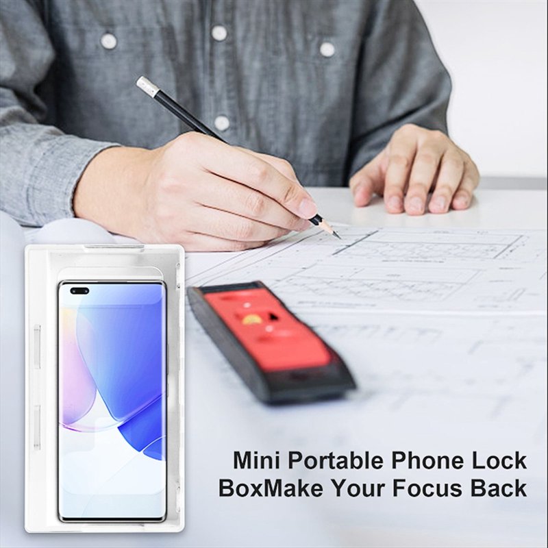 Universal Mobile Phone Lock Box Safe for Smartphone Storage Security