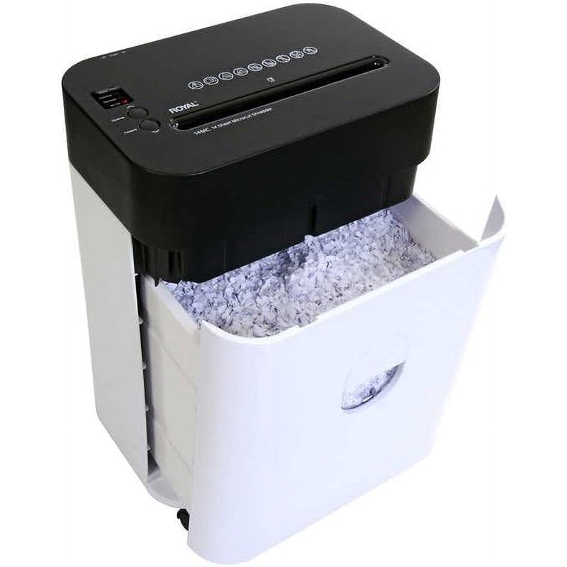 Micro Cut Paper Shredder with 4.5 Gallon Pull-Out Bin - Anti Jam Office & Home Use