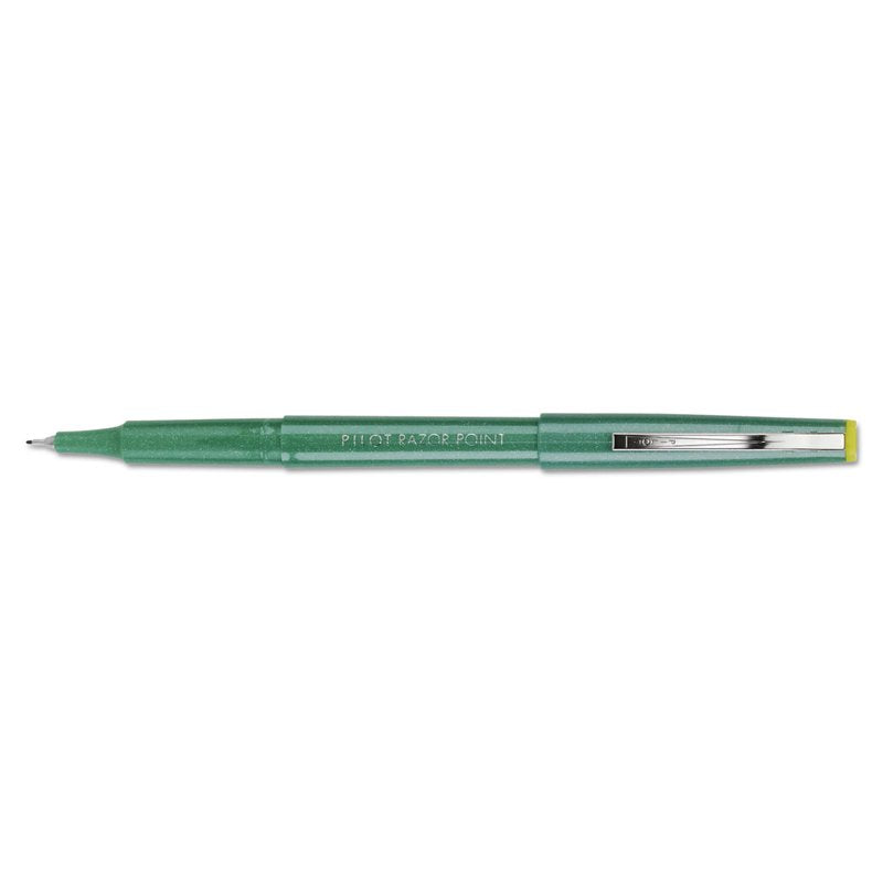 Pilot Razor Point Marker Pens - Ultra-Fine Tip, 1 Dozen for Precise Writing