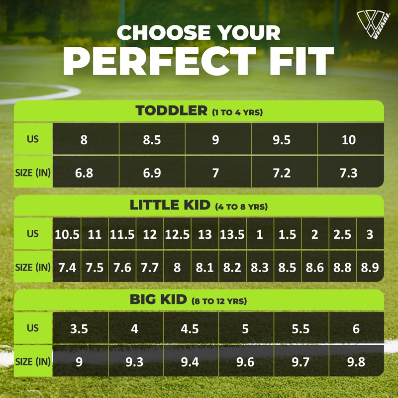 Youth Soccer Cleats - Vizari Stealth Firm Ground Kids Football Shoes