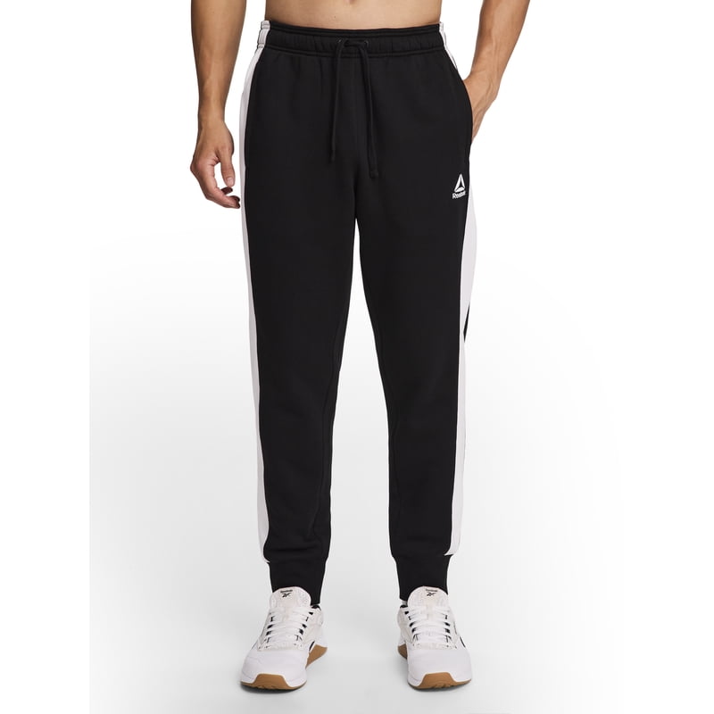Men's Fleece Joggers with Pockets and Adjustable Waist - Reebok Activewear