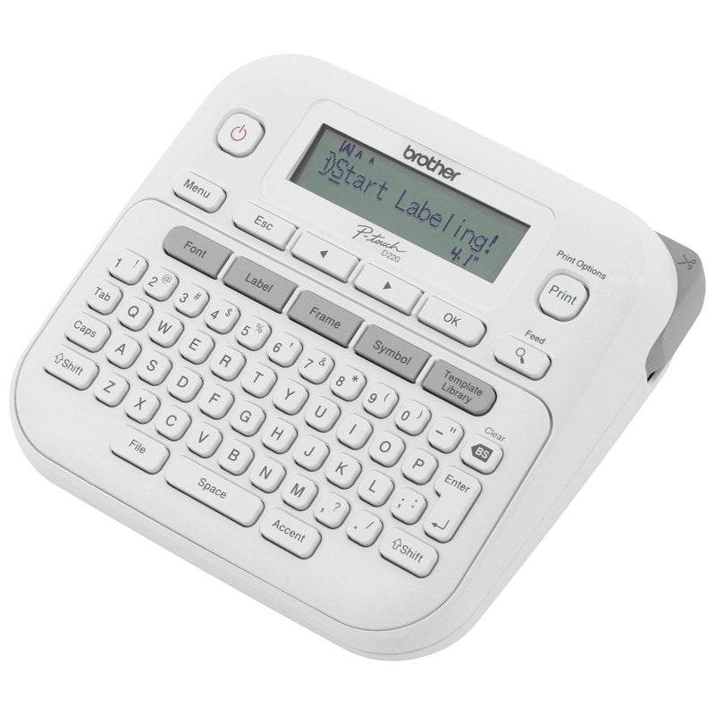 Office Label Maker with QWERTY Keyboard & Customizable Labels