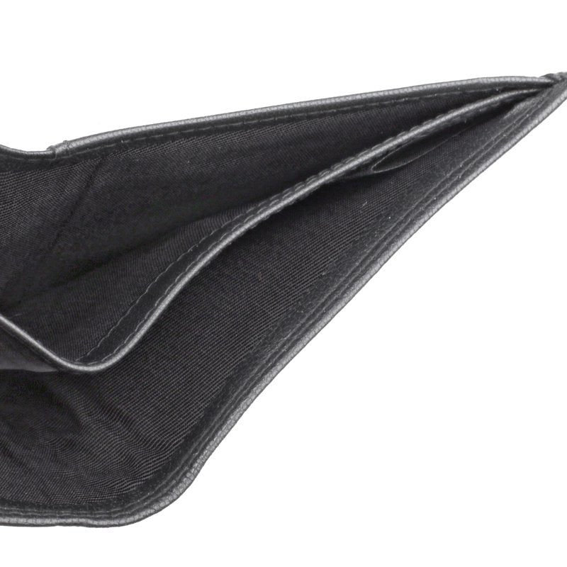 Men's Leather Card Holder Wallet - Emblem Cardex Black