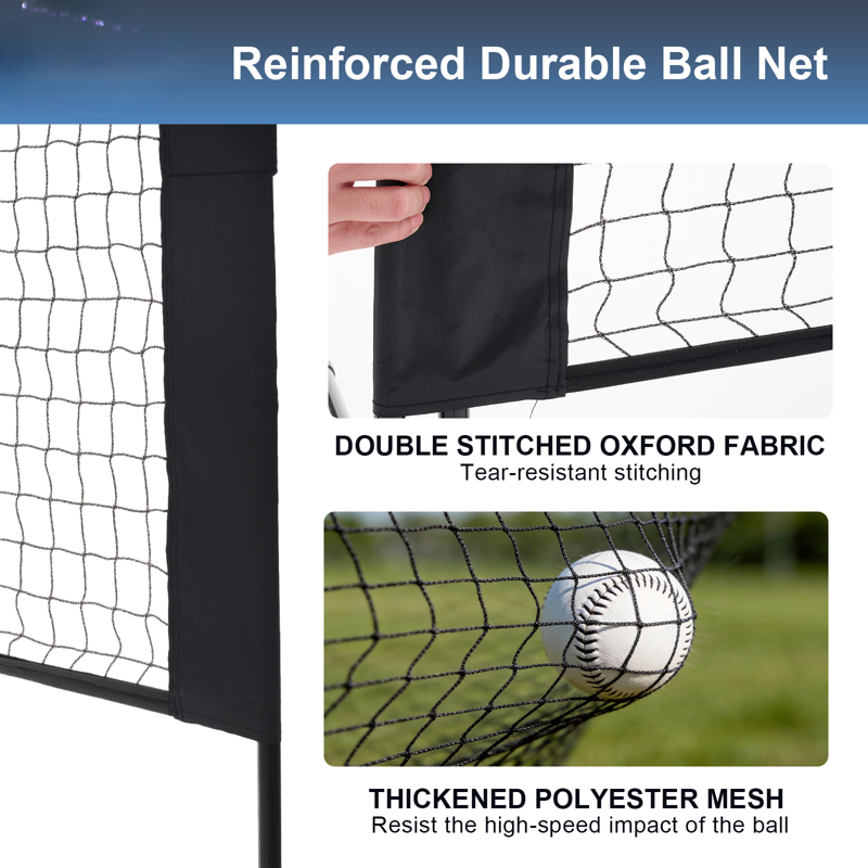 Adjustable Badminton Net with Carry Bag - Indoor & Outdoor Sports Equipment