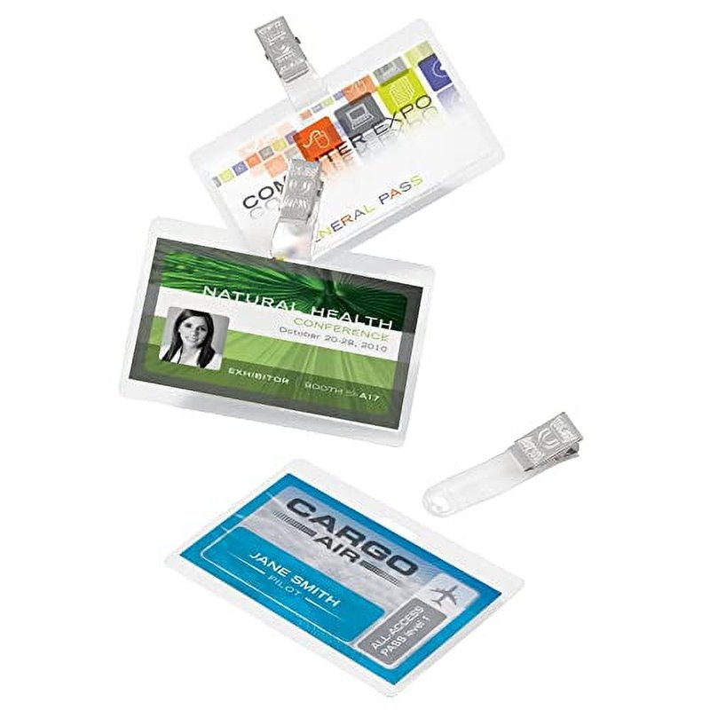 Laminating Pouches for ID Badges, 5 Mil, 2.5 x 3.75 Inches, Pack of 25