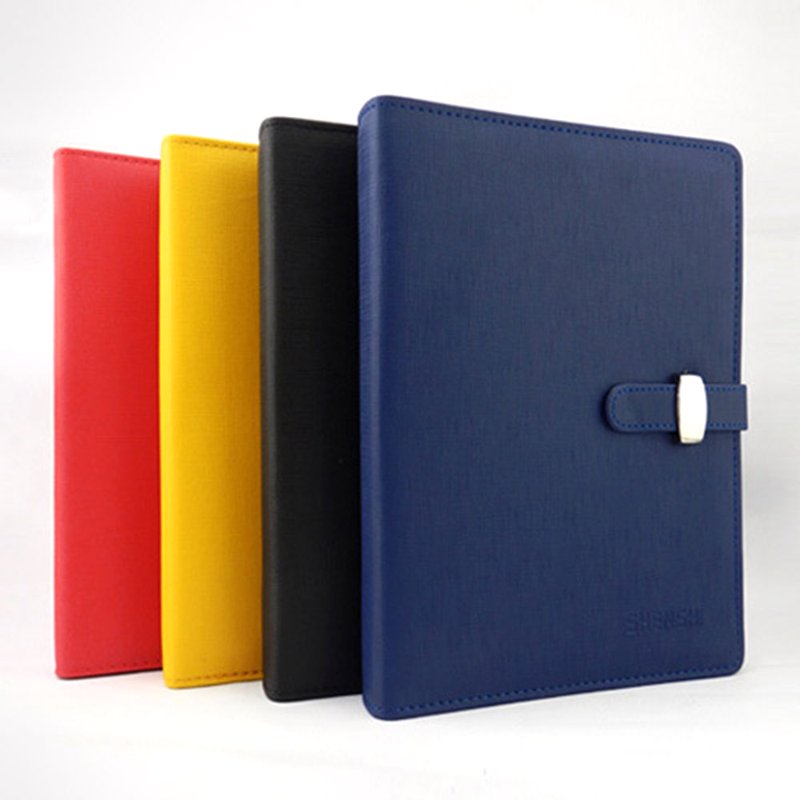 Travel Journal Notebook with Card Slots - PU Leather Cover, A7 Size
