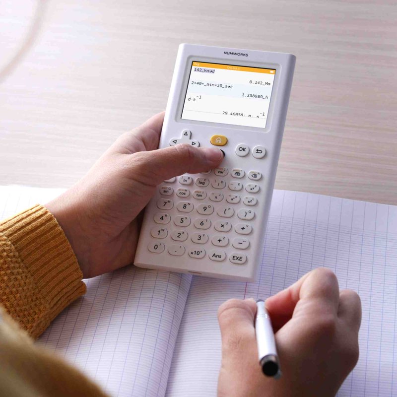 NumWorks Graphing Calculator with Color Screen & Python Programming