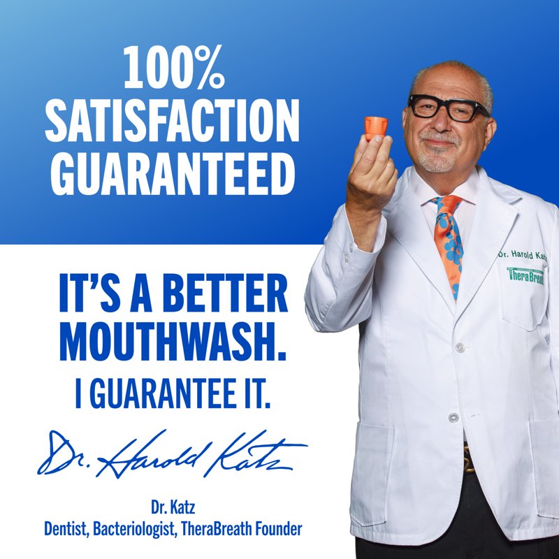 Whitening Mouthwash Dazzling Mint Alcohol-Free Dentist Formulated 16 Fl Oz 2 Pack
