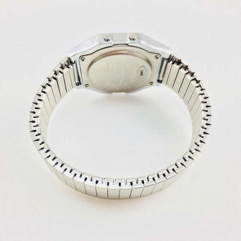 Digital Casual Watch with Silver or Gold Finish — 34mm Classic Style