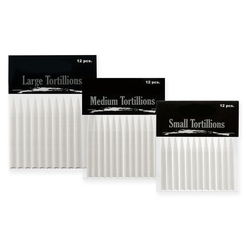 Blending Tortillions for Drawing - Soft Paper Felt Art Blenders Set of 12 Large