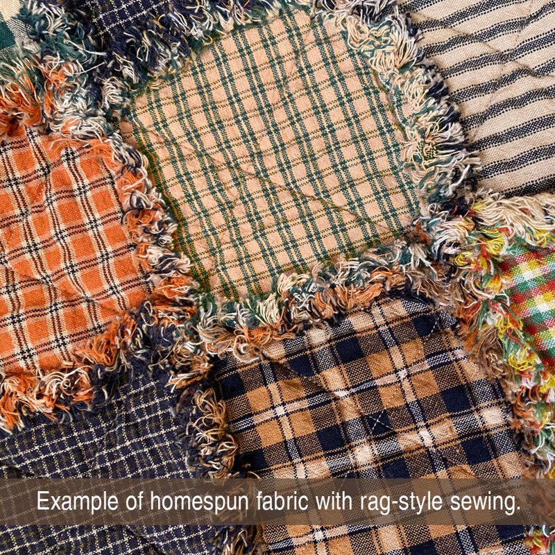 Cotton Homespun Plaid Fabric by the Yard - Timber Green 3 for Quilting & Crafts