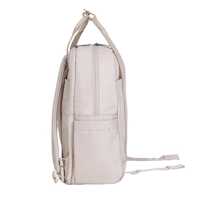 Convertible Travel Backpack Tote with Laptop Sleeve - 16-Inch Nylon, Multiple Colors