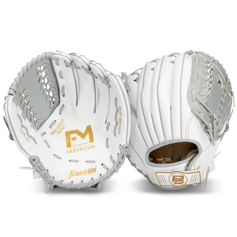 Fastpitch Softball Glove 12 Inch - Durable Synthetic Leather, Right Hand Throw