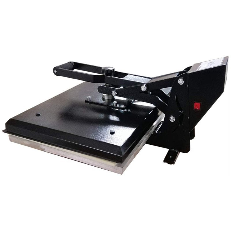 Manual Sublimation Heat Press Machine 16x24 Inch Flat Clamshell for T-Shirts & Crafts