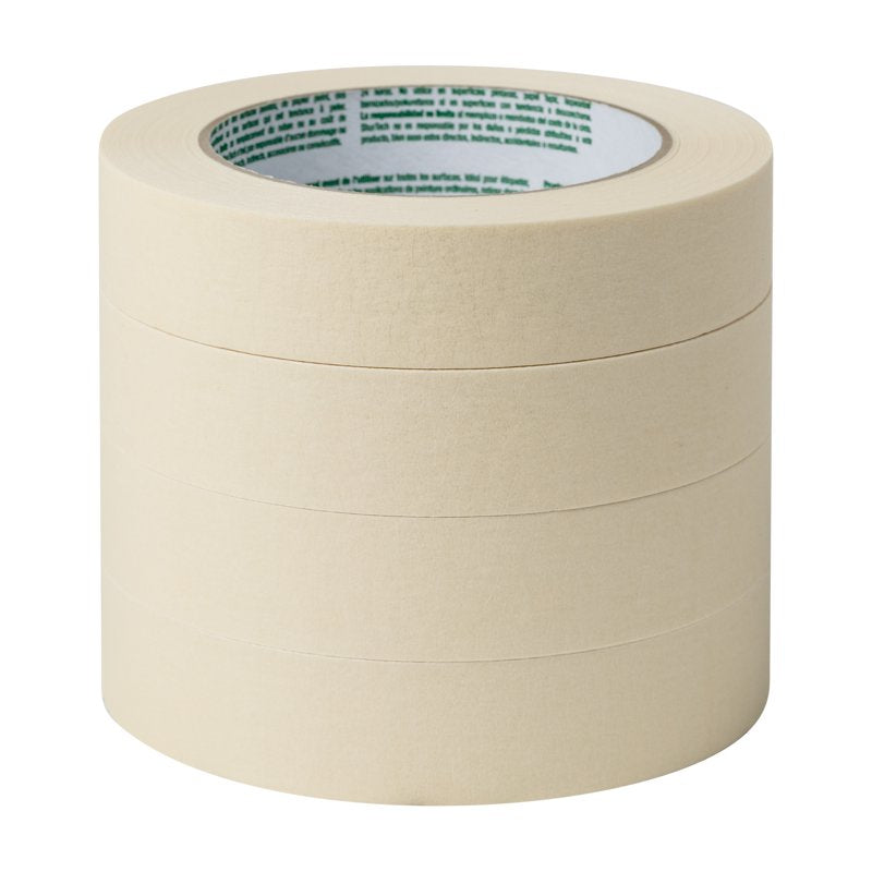 General Purpose Masking Tape 0.94 in. x 55 yd. Beige - 4 Pack