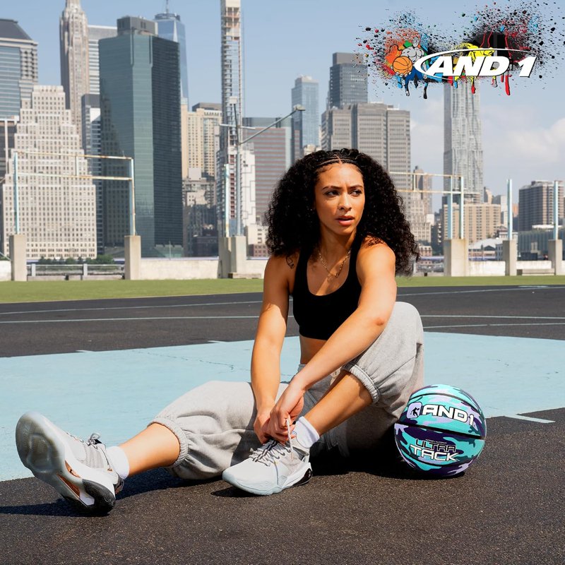 Ultra Grip Regulation Size 7 Rubber Basketball for Indoor & Outdoor Play