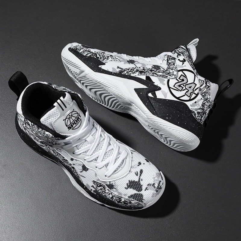 Breathable Kids and Boys Basketball Shoes for Indoor Outdoor Sports