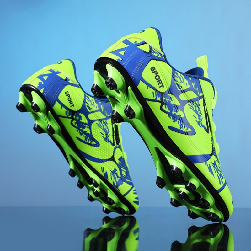 Kids Soccer Cleats Boys & Girls Firm Ground Athletic Shoes for Youth Performance