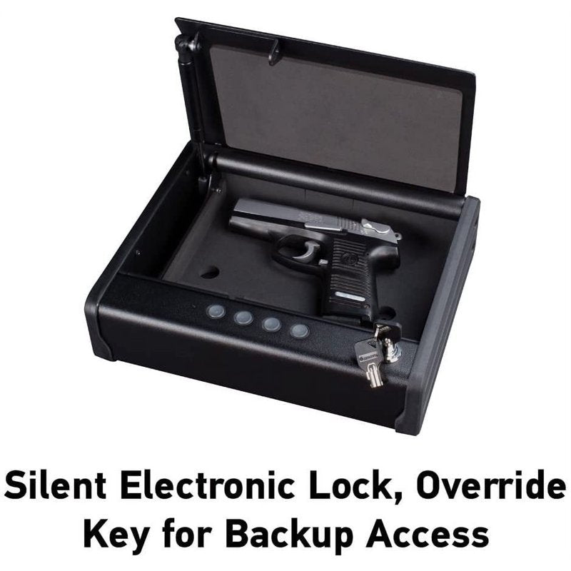 Gun Safe with Digital Keypad, 0.08 Cu Ft Secure Handgun Storage