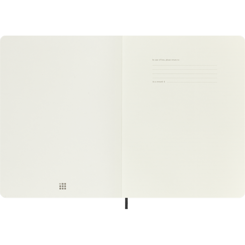 Moleskine Classic Notebook Soft Cover XL 7.5x9.75 Black