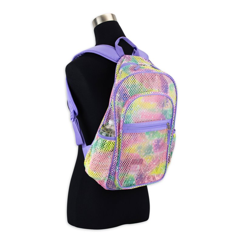 Mesh Backpack with Large Storage Pockets for School & Sports
