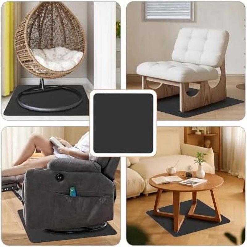 Non-Slip Recliner Chair Mat for Hardwood Floors - Protect & Stabilize