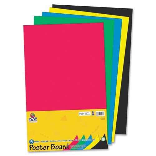11x14 White Poster Boards - 5 Sheets for Art & School Projects