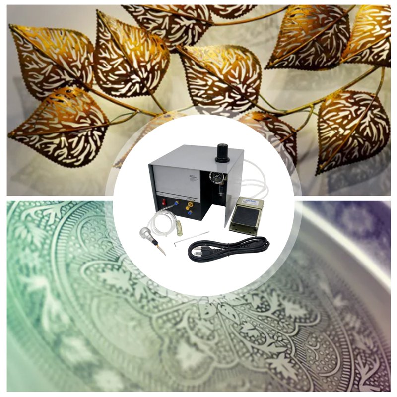 Jewelry Pneumatic Engraving Machine with Adjustable Speed 1400 RPM - Portable Hand Tool for Crafts
