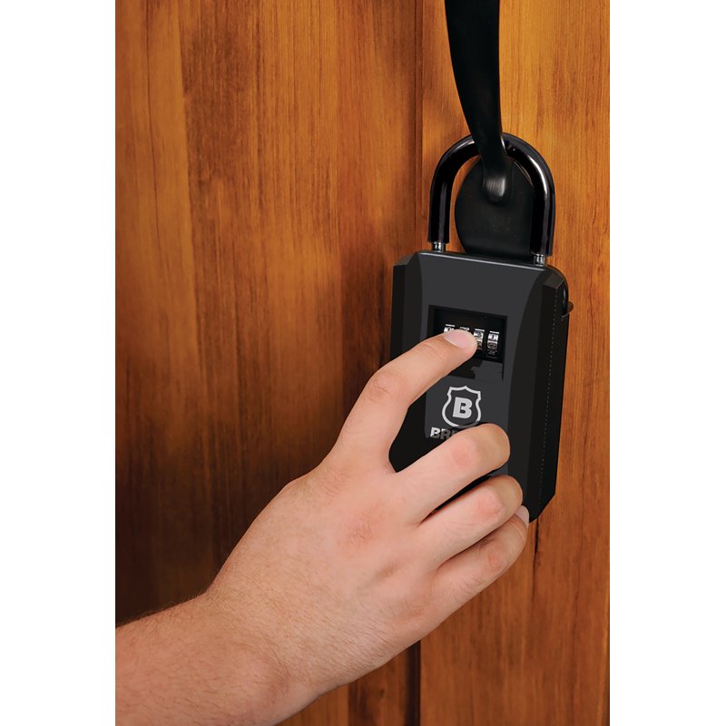 Resettable Aluminum Lock Box with Hardened Steel Shackle - Multiple Pack Sizes