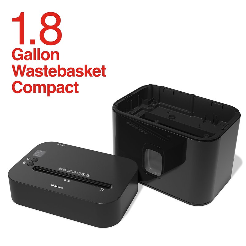 Staples 12-Sheet Micro-Cut Office Shredder with Safety Features