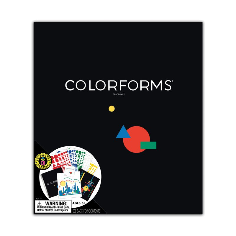 Color Forms Play Set with 350 Color Pieces - Classic Reusable Creative Toy for Ages 3+