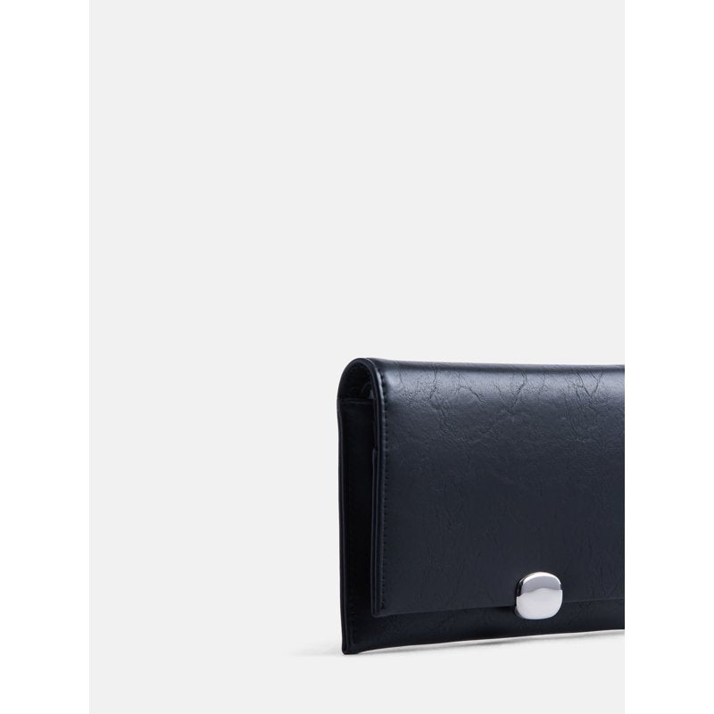 Women's Bifold Clutch Wallet with Card Slots and Snap Closure