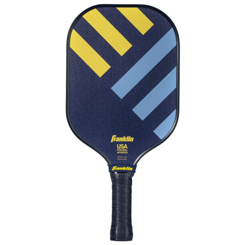 (2 Pack) Franklin Pickleball Paddles - DEFY Textured Fiberglass Surface, Polypropylene Core - USA Pickleball Approved