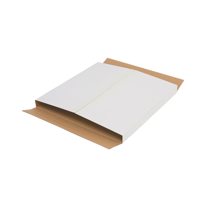 Vinyl Record Shipping Mailer Boxes - 25 Pack, 12.5x12.5x1 Inches, White