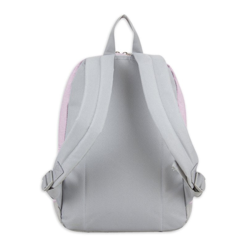 Mini Backpack for Women with Tech Sleeve & Padded Straps - Pink Grey