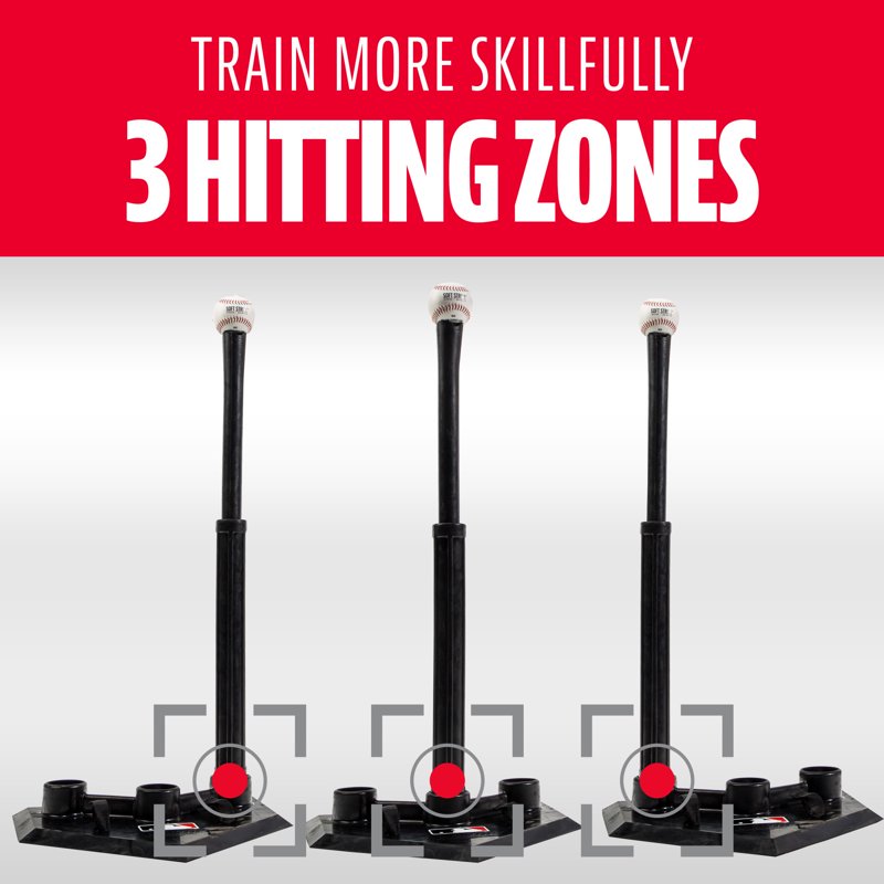Kids Baseball Batting Tee Adjustable 3-Position Practice Equipment