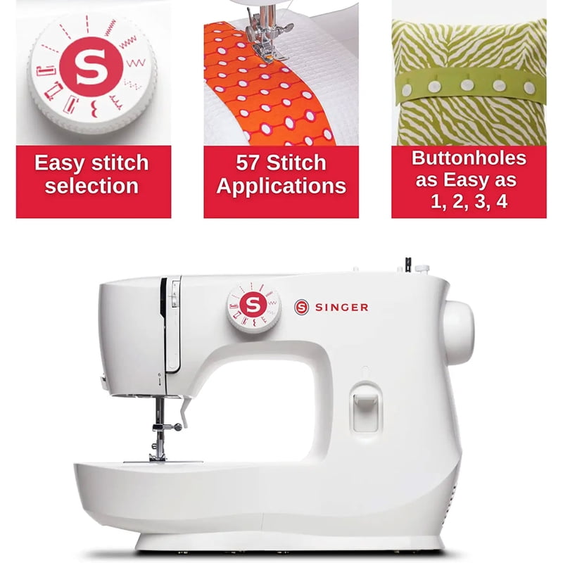 Portable Sewing Machine with 57 Stitch Applications for Beginners - MX60