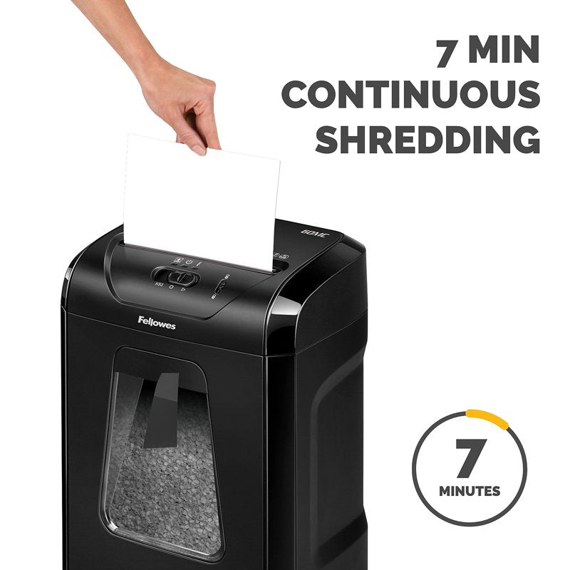 Micro-Cut Office Shredder for 10 Sheets with Safety Lock, 1257 Particles