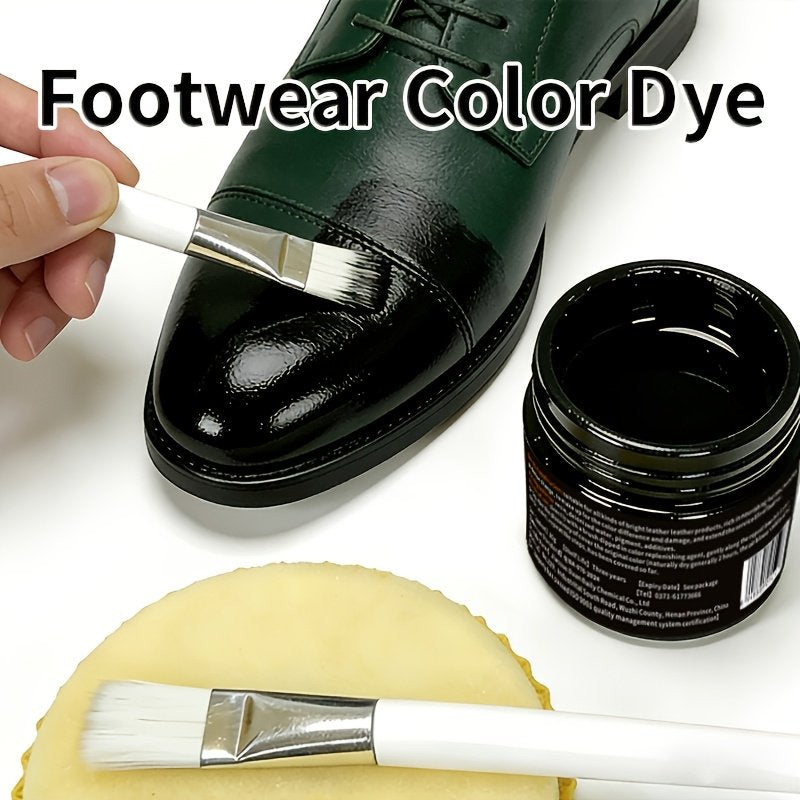 Leather Shoe & Bag Color Restorer Spray - Instant Black Dye for Leather Items