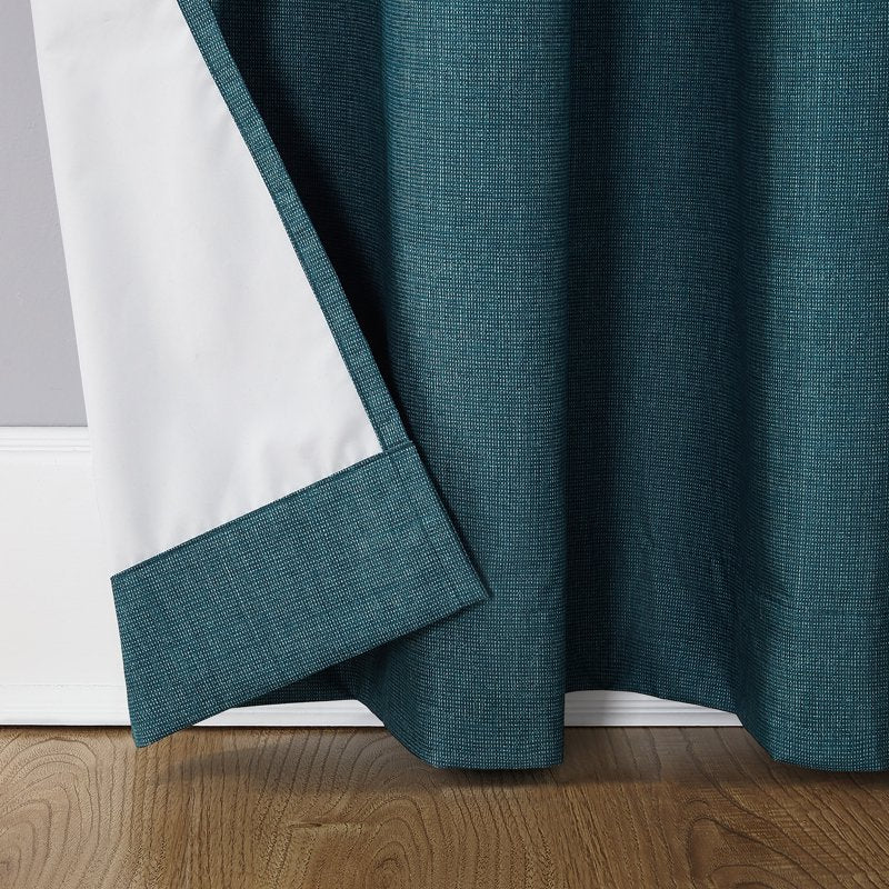 Thermal Insulated Blackout Curtain Panel - Light Blocking, Energy Saving, Noise Reducing, Grommet Design