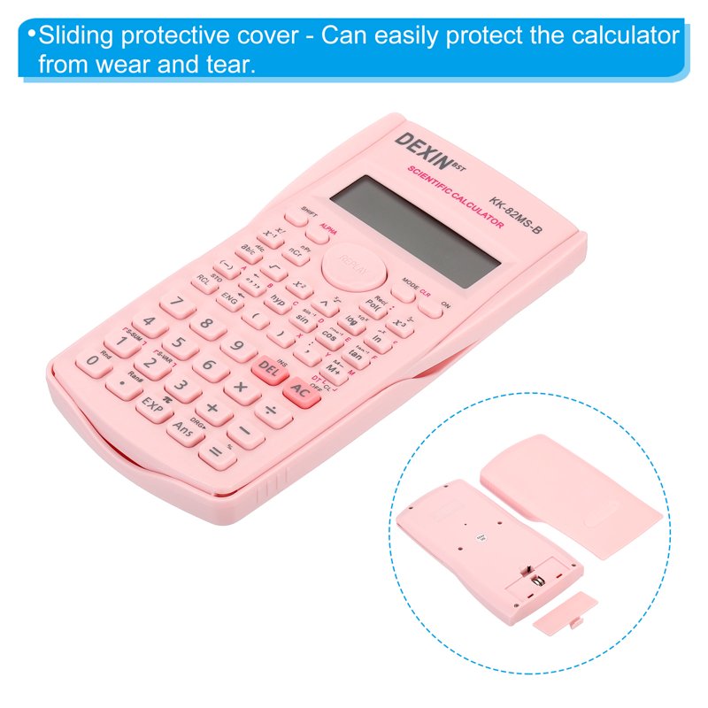 Scientific Calculator 2 Line 12 Digit Engineering Math Calculator Pink