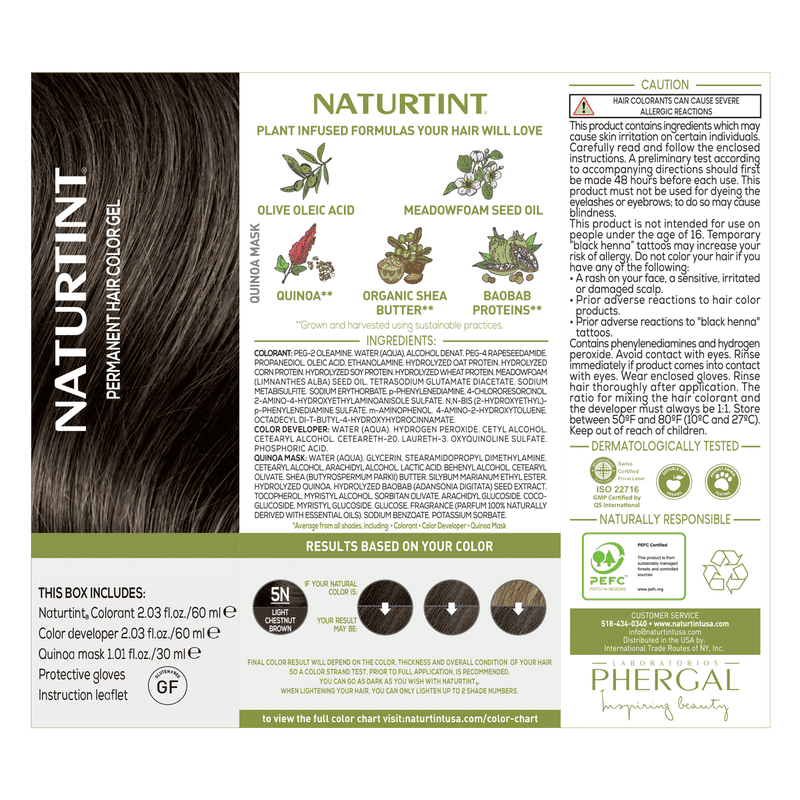 Natural Hair Color - Permanent, Long-Lasting, Vegan & Ammonia-Free