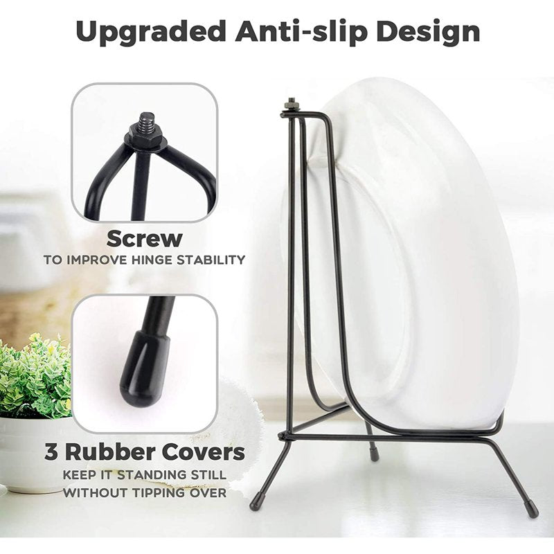 Anti-Slip Plate Display Stands 4 Pack for Plates Photos & Art