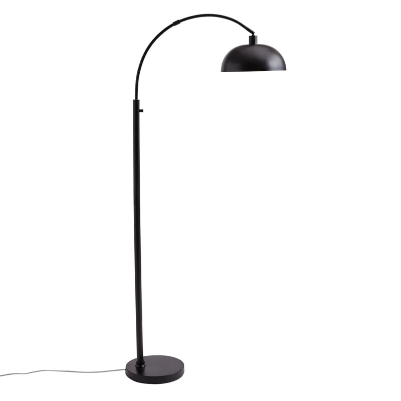 Black Finish Arch Dome Floor Lamp with Dimmable Light