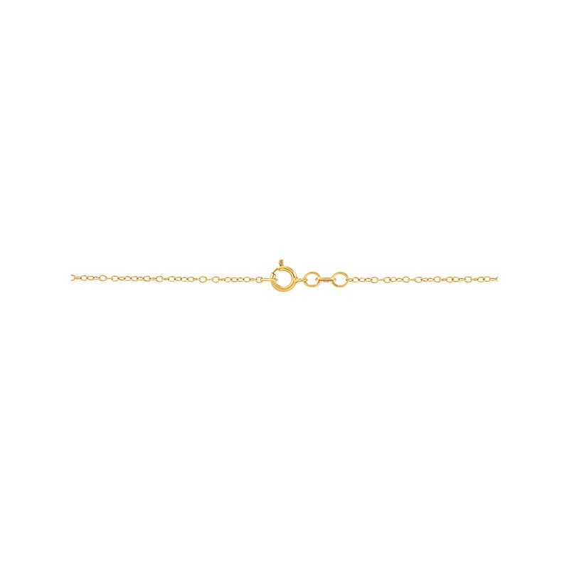 Praying Hands Pendant Necklace 18K Gold Over Sterling Silver with Crystals