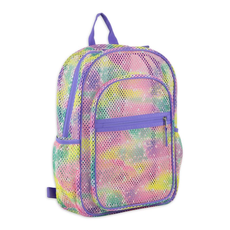 Mesh Backpack with Large Storage Pockets for School & Sports