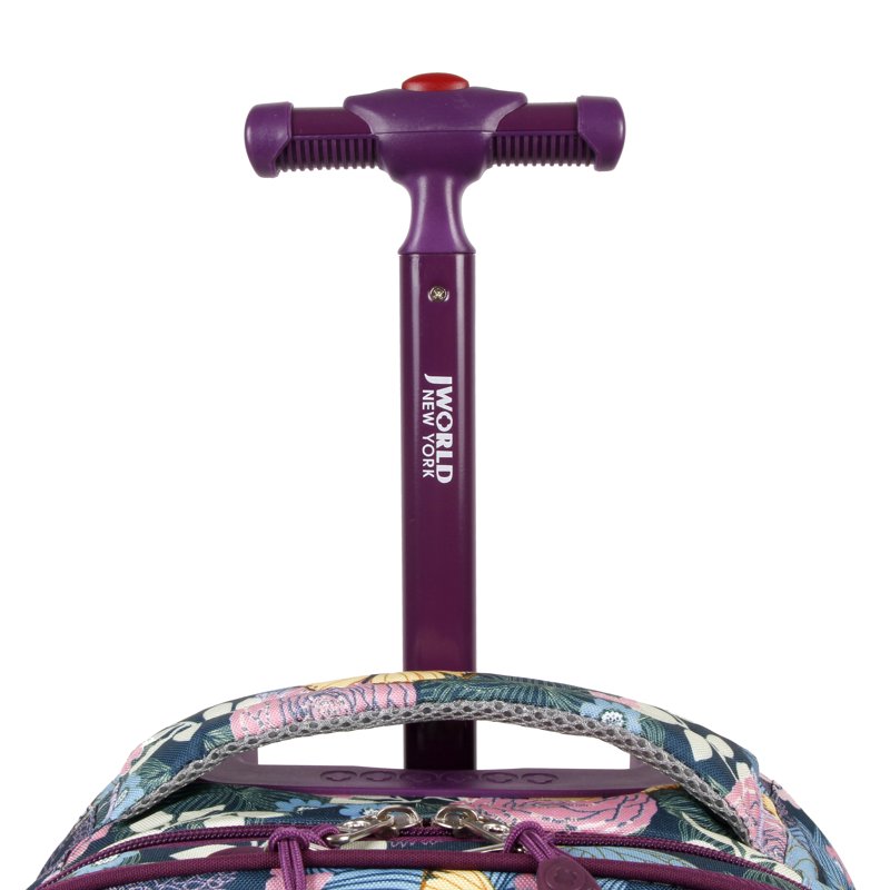 Kids Rolling Backpack with Detachable Lunch Bag - School & Travel
